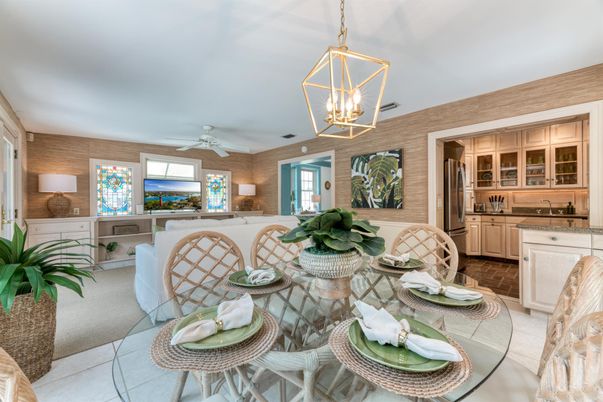 Dining room, Interior, Kitchen, Living room, Pendant Lights