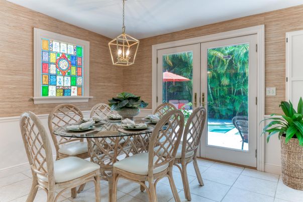 Dining room, Interior, Pendant Lights