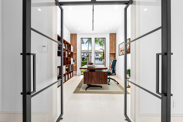 Home Office, Interior, Recessed Lighting