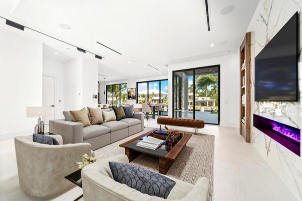 Dining room, Interior, Living room, Recessed Lighting