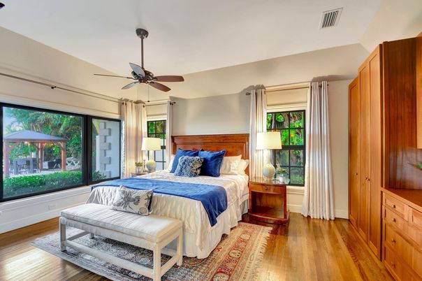 Bedroom, Interior, Wood Texture Flooring