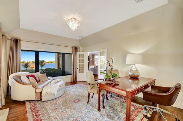 Chandelier, Home Office, Interior, Living room, Water, Wood Texture Flooring