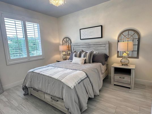 Bedroom, Interior, Wood Texture Flooring