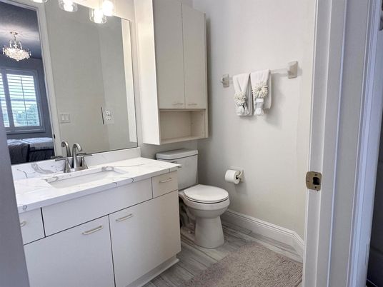 Bathroom, Interior, Wood Texture Flooring