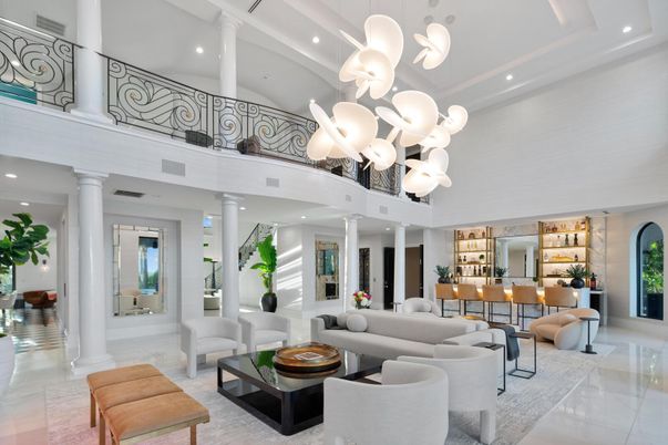 Interior, Living room, Pendant Lights, Recessed Lighting