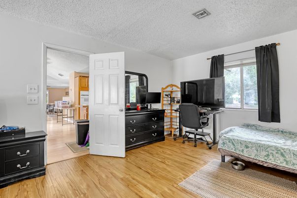 Home Office, Interior, Wood Texture Flooring