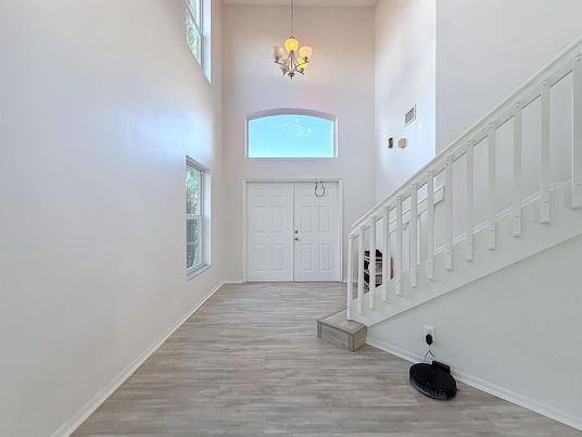 Chandelier, Interior, Wood Texture Flooring