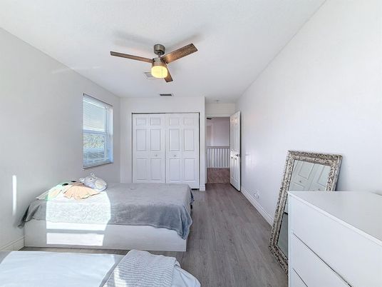 Bedroom, Interior, Wood Texture Flooring