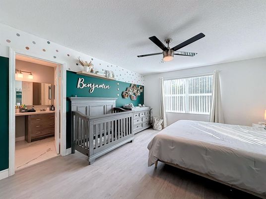 Bedroom, Interior, Wood Texture Flooring