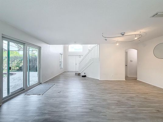 Empty room, Interior, Wood Texture Flooring