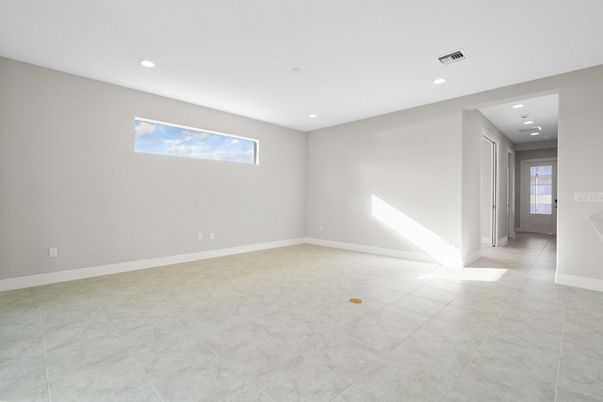 Empty room, Interior, Recessed Lighting