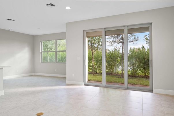 Empty room, Interior, Recessed Lighting