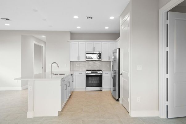 Interior, Kitchen, Recessed Lighting, Stainless Steel Appliances