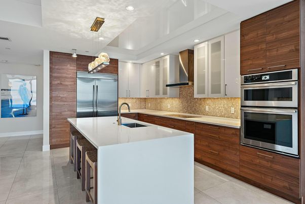 Interior, Kitchen, Recessed Lighting, Stainless Steel Appliances