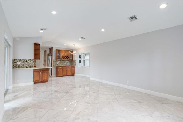 Interior, Kitchen, Marble, Recessed Lighting