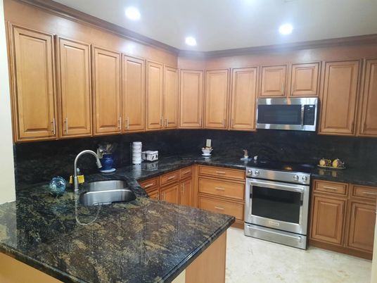 Interior, Kitchen, Recessed Lighting, Stainless Steel Appliances