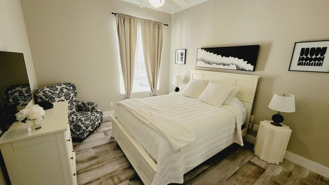 Bedroom, Interior, Wood Texture Flooring