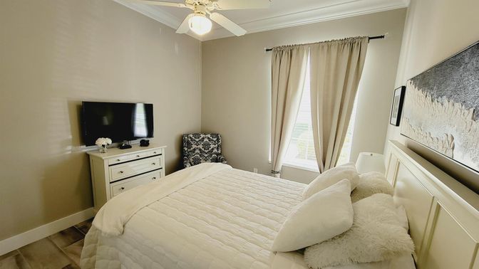 Bedroom, Interior, Wood Texture Flooring