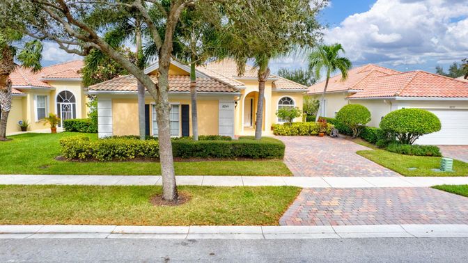 Attached, Backyard, Exterior, Facade, Mediterranean