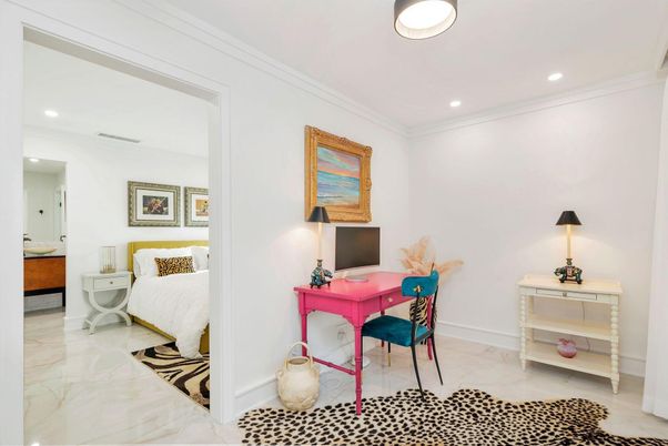 Bedroom, Home Office, Interior, Recessed Lighting