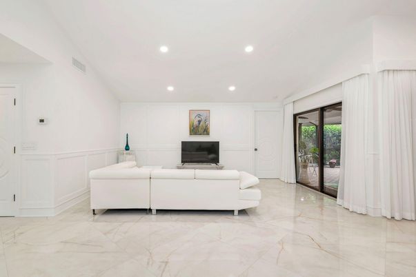 Interior, Living room, Marble, Recessed Lighting