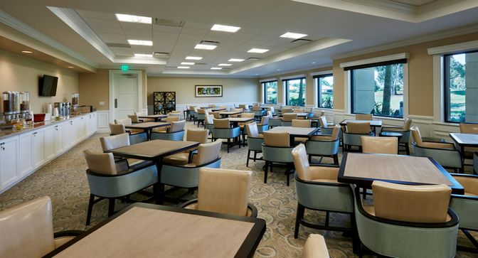 Dining room, Interior, Recessed Lighting