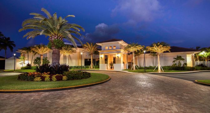 Backyard, Exterior, Facade, Spanish Mediterranean