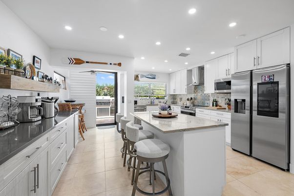 Interior, Kitchen, Recessed Lighting, Stainless Steel Appliances