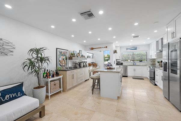 Interior, Kitchen, Recessed Lighting, Stainless Steel Appliances