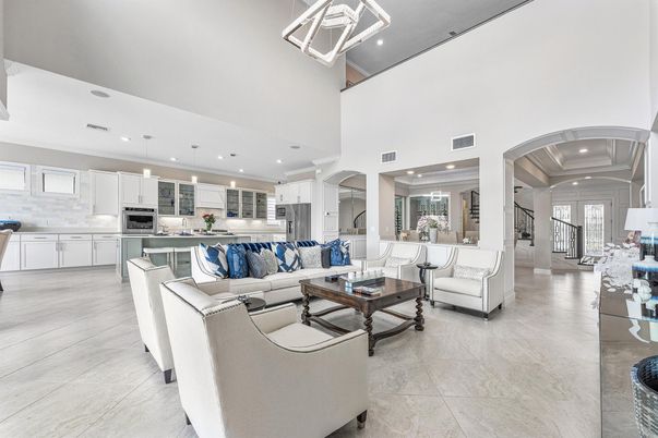 Interior, Kitchen, Living room, Pendant Lights, Recessed Lighting