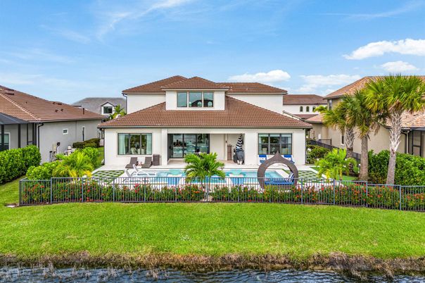 Backyard, Exterior, Facade, Pool, Mediterranean