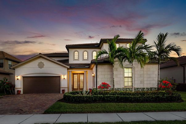 Attached, Exterior, Facade, Mediterranean