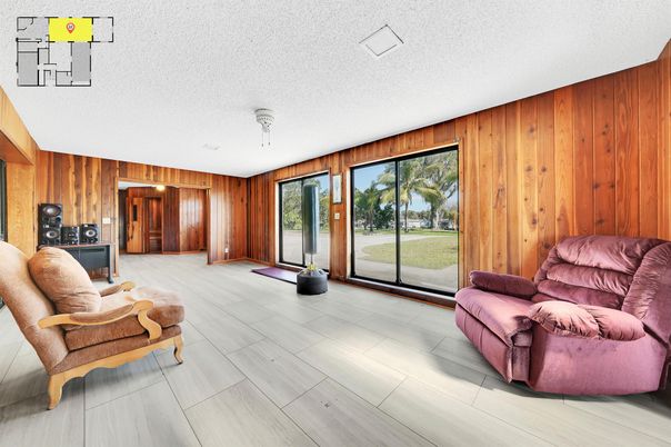 Interior, Living room, Wooden Walls