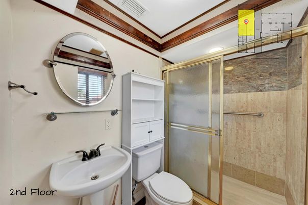 Bathroom, Glass Shower, Interior