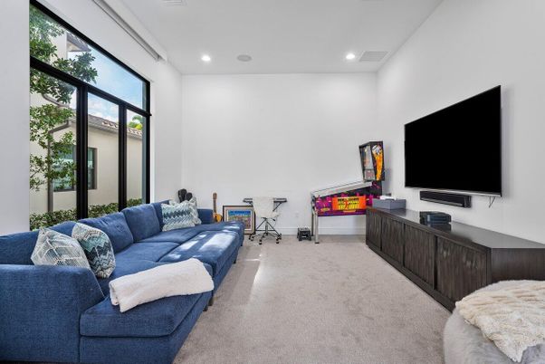 Interior, Living room, Recessed Lighting