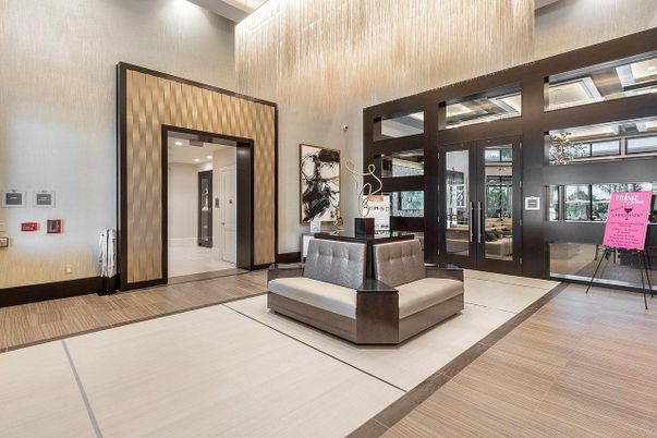 Elevator, Interior, Wood Texture Flooring