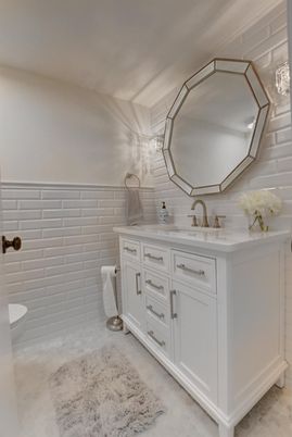 Bathroom, Dual Sink Vanities, Interior
