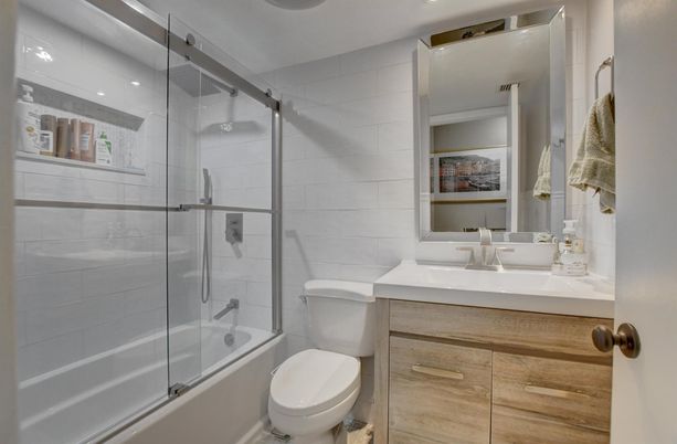 Bathroom, Glass Shower, Interior