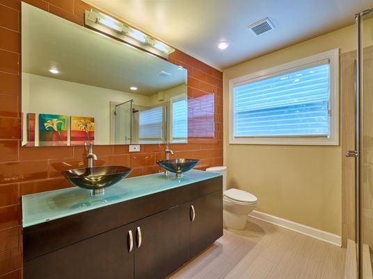 Bathroom, Interior, Recessed Lighting