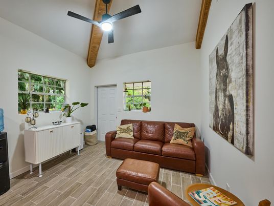 Home Office, Interior, Wooden Beams, Wood Texture Flooring
