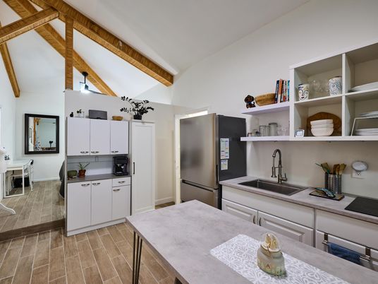 Interior, Kitchen, Wooden Beams, Wood Texture Flooring