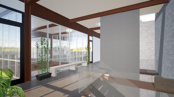 Interior, Wooden Beams