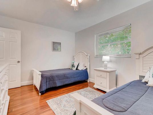 Bedroom, Interior, Wood Texture Flooring