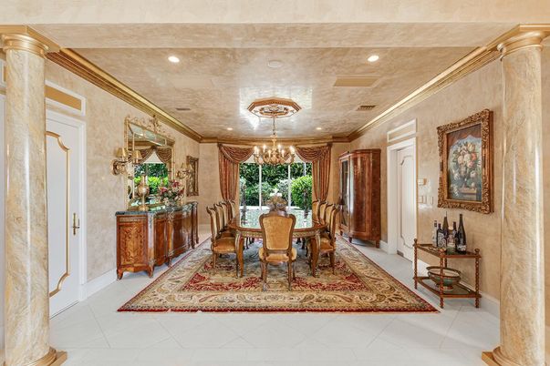 Chandelier, Dining room, Interior, Recessed Lighting