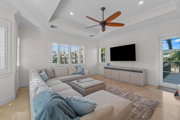 Interior, Living room, Recessed Lighting