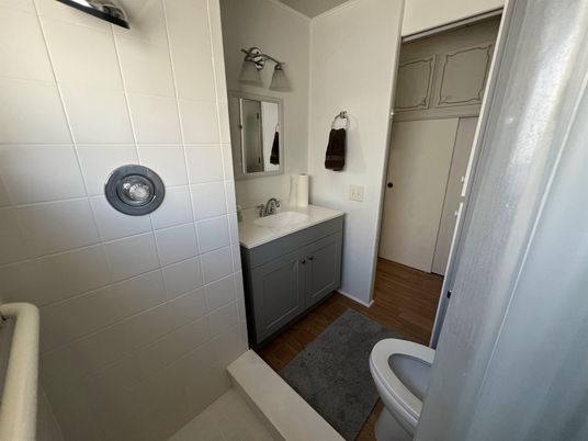 Bathroom, Interior, Wood Texture Flooring