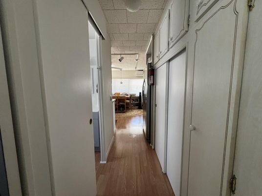 Interior, Stone Walls, Wood Texture Flooring