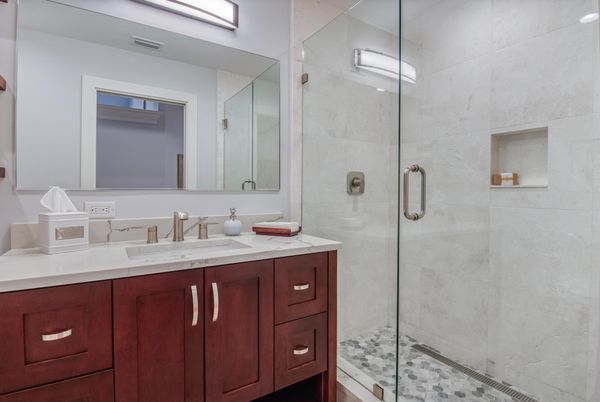Bathroom, Glass Shower, Interior