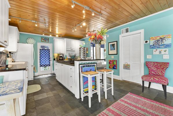 Interior, Kitchen, Wooden Ceilings