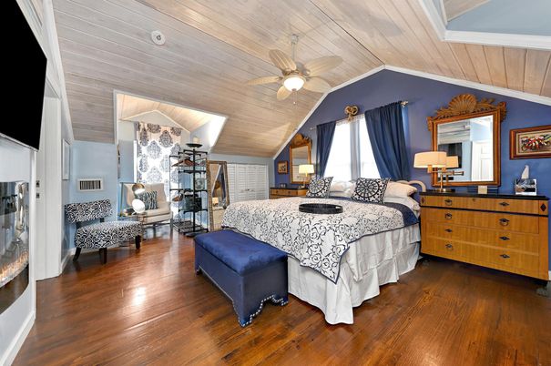 Bedroom, Interior, Wooden Ceilings, Wood Texture Flooring